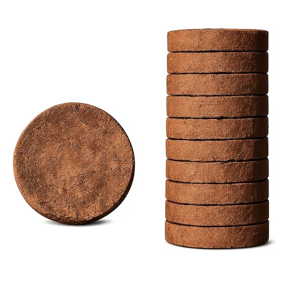 GOMAYA ORGANICS Cow Dung for Pooja,Gobar ke Upale,kande for Havan Puja(Pack of 20)